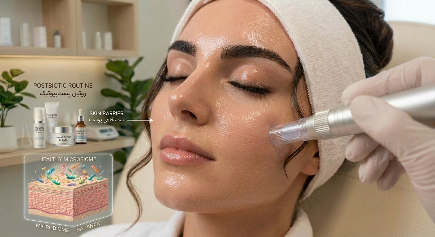 راهنمای جامع ترمیم سد دفاعی پوست و تقویت میکروبیوم؛ از میکرونیدلینگ و اگزوزوم تا روتین پست‌بیوتیک